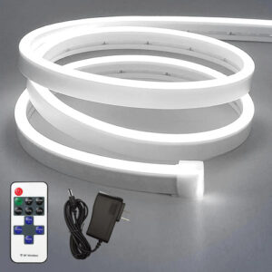 Tira Led Neón 10m Blanco Frío 1200 Leds Regulable Ip65 Color De La Luz