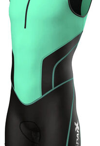 Traje De Triatlón Premium Hombre Verde Sin Mangas Ajustado Verde (mint Green) Tamaño Plus