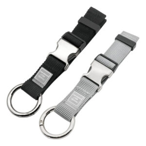 Correa De Equipaje Ajustable 2 En 1 Negro Y Gris Para Manos 1 Negro+1 Gris