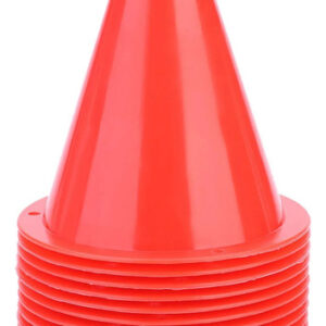 Conos De Entrenamiento De Fútbol 10 Unidades Señalización Ro Rojo