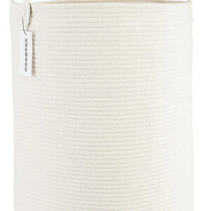 Cesta De Cuerda De Algodón Grande Blanca Para Ropa Y Juguete Blanco Nombre Del Diseño