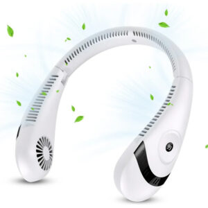 Ventilador De Cuello Portátil 3 Velocidades 5000 Mah Liviano Ventilador De Cuello