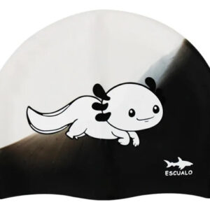 Gorra De Natación Unisex Silicon Impermeable Color Gris Unit Grey, Black Diseño De La Tela Talla