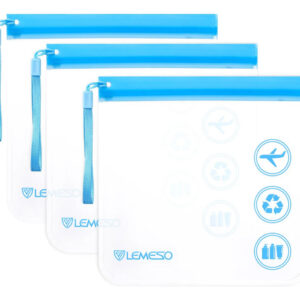 Bolsa De Líquidos Viaje Pack 3 Transparente Impermeable 20 C Color Diseño De La Tela Acabado De Los Herrajes Color De La Correa De Hombro