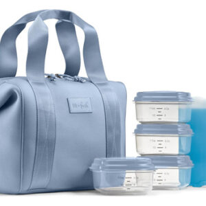 Bolsa De Almuerzo Neopreno Azul Aislante Ligera Lavable 25cm Azul Nombre Del Diseño