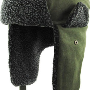 Gorro De Trampero Aviador Lana Cálido Invierno Orejeras Color Diseño De La Tela