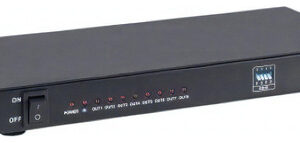 Video Splitter Manhattan Hdmi 8 Puertos De Video Negro /vc