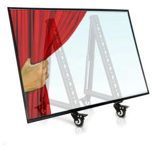 Soporte Móvil Para Tv 32 A 65 Pulgadas Con Ruedas Y Bajo Per Color