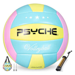 Voleibol Tamaño 5 Suave Para Niños Y Adultos Interior Exteri Orquídea Amarilla Rosa