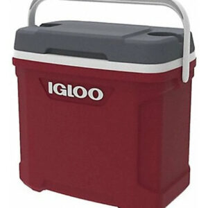 Caja Enfriadora 30 Cuartos Aislada Para Camping Y Pesca Roja Rojo, Blanco, Meteorito, Blanco