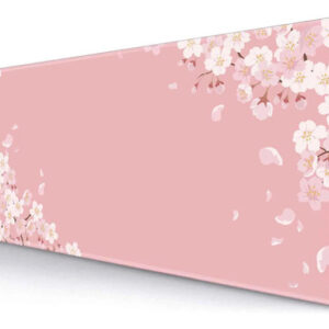 Alfombrilla De Escritorio Rosa Flor De Cerezo Antideslizante Color Diseño Impreso