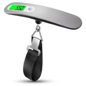 Báscula Digital De Equipaje 50 Kg Pantalla Lcd Retroiluminad Color