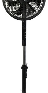 Ventilador De Pedestal 16 Pulgadas Negro 3 Velocidades Con M 0 Mm Frecuencia Color De La Estructura Color De Las Aspas Material De Las Aspas 0