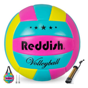Voleibol Tamaño 5 Suave Para Interior Exterior Niños Adultos Rosa Amarillo Azul