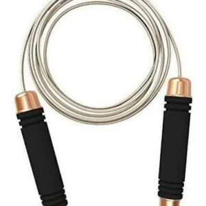 Mcswkey Cuerdas De Salto Ajustables Para Ejercicio, Pérdida De Peso, Entrenamiento De Velocidad Y Resistencia, Rodamientos De Bolas Y Asas Antideslizantes De Espuma De Memoria (black) Negro