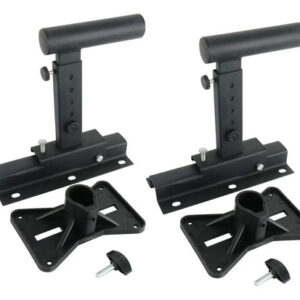 Soporte De Pared Ajustable Para Altavoces Hasta 29,5 Kg Negr Negro