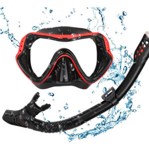 Gafas De Buceo Y Snorkel Adultos Rosa Antifugas 180 Panorámi Rosa