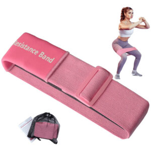 Bandas De Resistencia Ajustables Antideslizantes Para Glúteo Rosado