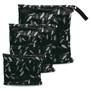 Bolsa Impermeable Para Ropa Mojada Gran Capacidad Negro 3 Pz Negro Diseño De La Tela