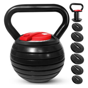 Juego De Pesas Rusas Ajustables 4 En 1 10 A 40 Lbs Gimnasio D - Lima - 12 Anillos