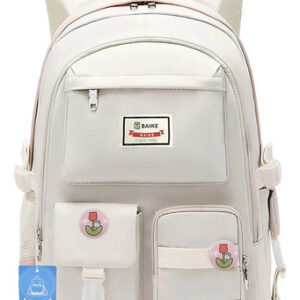 Mochila Escolar Grande Impermeable Para Laptop De 15,6 Pulga Color Diseño De La Tela