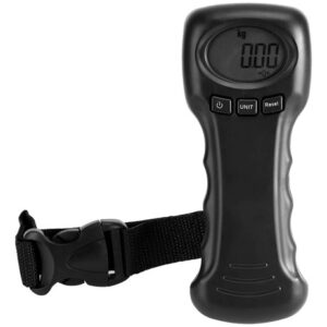 Báscula De Equipaje Portátil 50 Kg Pantalla Lcd Precisa Negro