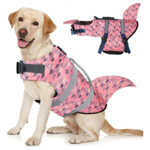 Chaleco Salvavidas Para Perro Seguridad Piscina Playa Medium Gris Nombre Del Diseño Talla