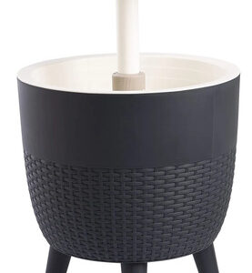 Hielera Mesa De Polipropileno 38l Altura Ajustable Negro Negro