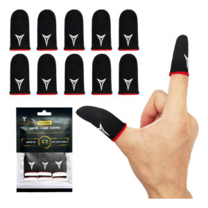 Fundas Para Dedos De Nanofibra Para Móviles 10 Piezas Rojas Red Edge (10 Piezas)
