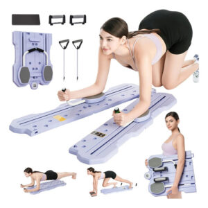 Tabla Abdominal 5 En 1 Plegable Azul Caucho Ajustable 41x106 Azul