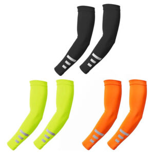 Mangas Protectores Uv Para Brazo Adulto 3 Pares Verano 45 Cm Talla Negro+amarillo+naranja