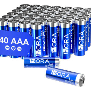 Paquete De 40 Pilas Aaa Alcalinas 1.5v Alto Rendimiento