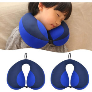 Almohada De Viaje Para Niños En Forma De U Ligera Y Ajustabl Color Diseño De La Tela