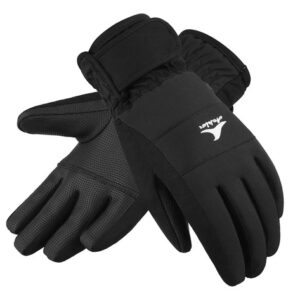 Guantes De Esquí Impermeables Para Niños Color Negro Xxl
