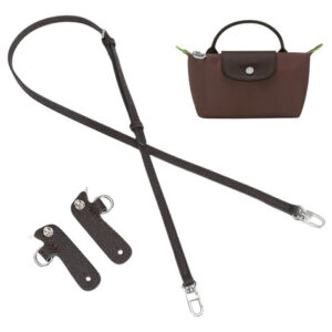 Correa De Cuero Ajustable Moca Para Bolso Crossbody Mujer Moca