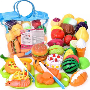 Juguetes De Corte De Frutas Y Verduras 60 Piezas Para Niños
