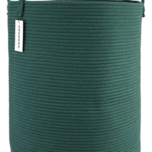 Cesta De Cuerda De Algodón Grande Verde Multiusos 40x56 Cm Verde Nombre Del Diseño