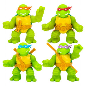 Juguetes De Tortugas Ninja 4 Figuras Elásticas 10.6 Cm Educa