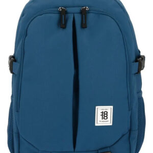 Mochila Grande Unisex Azul Para Secundaria Amplia Y Ajustabl Azul Diseño De La Tela