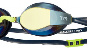 Anteojos De Natación Antivaho Para Adultos Con Protección Uv Dorado, Azul Marino