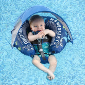 Flotador Autoinflable Para Bebé Con Protección Solar Upf 50 Lite Edition-azul