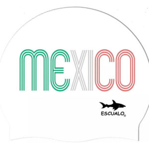 Gorra De Natación Unisex Silicona Impermeable Color Blanco Blanco Diseño De La Tela Talla
