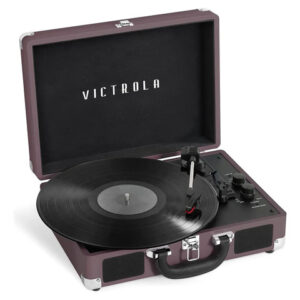 Tocadiscos Portátil Bluetooth 3 Velocidades Con Altavoces Ma Color