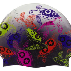 Gorro De Natación Silicona Tortugas Marinas Adulto Unisex Tortugas Marinas Diseño De La Tela Talla
