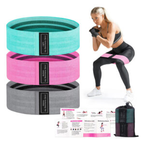 Bandas De Resistencia 3 Piezas Multifuncionales Antideslizan Gris