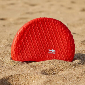 Gorra De Natación Unisex Adulto Silicona Impermeable Color R Rojo Diseño De La Tela Talla
