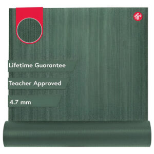 Tapete De Yoga Ligero 180x61 Cm 4.7 Mm Color Negro Black Sage Green