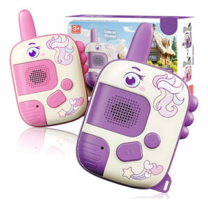 Walkie Talkie Unicornio Para Niñas Set De 2 Juegos Al Aire L Color