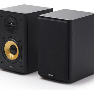 Bocinas Monitores Tipo Estudio 100w Aumento De Bajos Negro Negro