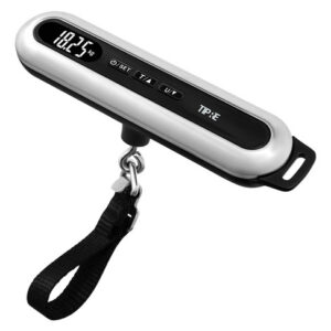 Tipre Bascula De Equipaje De Viaje, Bascula Digital De Malet Plateado